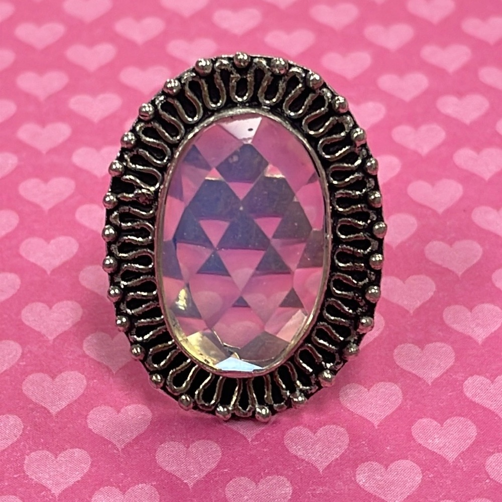 Opalite Faceted Ring